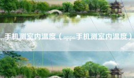 手机测室内温度（oppo手机测室内温度）