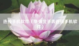 连接手机软件（华强北手表连接手机软件）